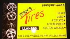 TONY'S TIRES SIMI VALLEY, CA